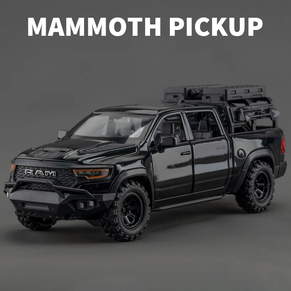 1:32 Dodge Mammoth 1000 TRX – Diecast Alloy Pickup Truck with Sound & Light | Off-Road Toy Gift – OksadeLtd™