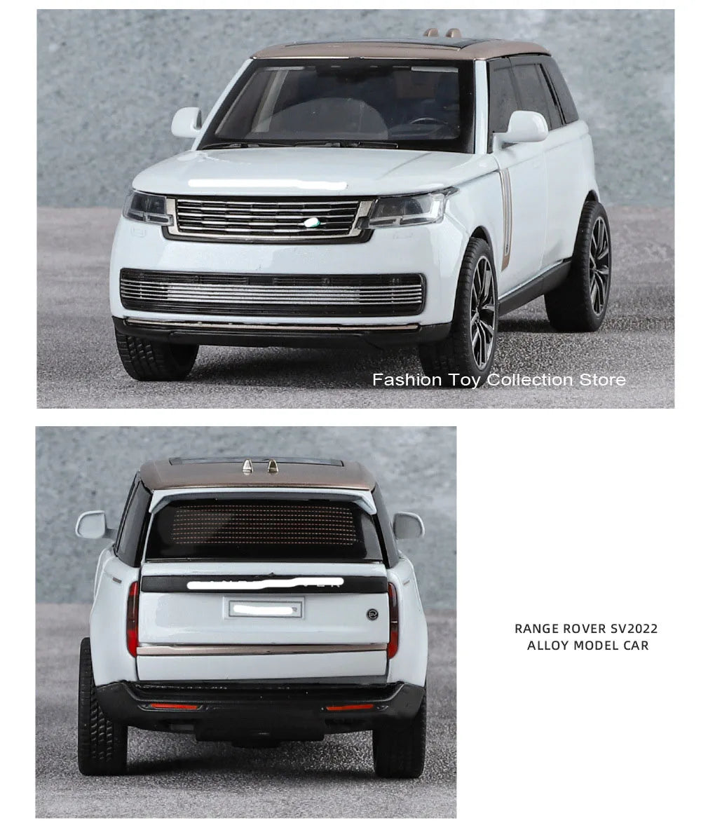 1:32 Range Rover SV 2022 – Alloy Diecast Car with Sound & Light | Pull-Back Toy & Decoration – OksadeLtd™
