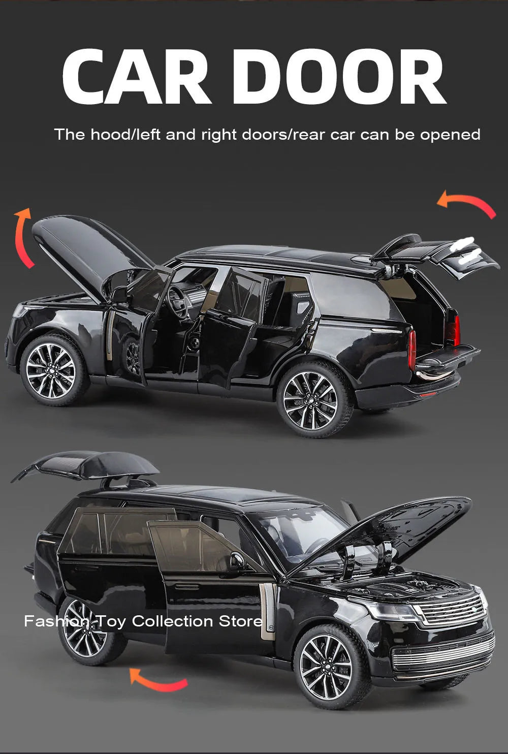 1:32 Range Rover SV 2022 – Alloy Diecast Car with Sound & Light | Pull-Back Toy & Decoration – OksadeLtd™
