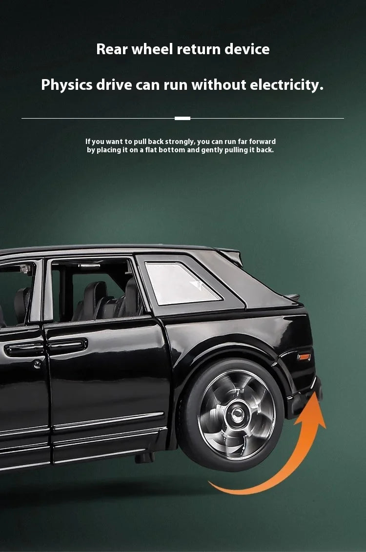 1:32 Luxury Business Car – Alloy Model with Sound & Light | Console Decoration & Gift – OksadeLtd™