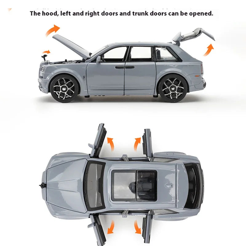 1:32 Luxury Business Car – Alloy Model with Sound & Light | Console Decoration & Gift – OksadeLtd™