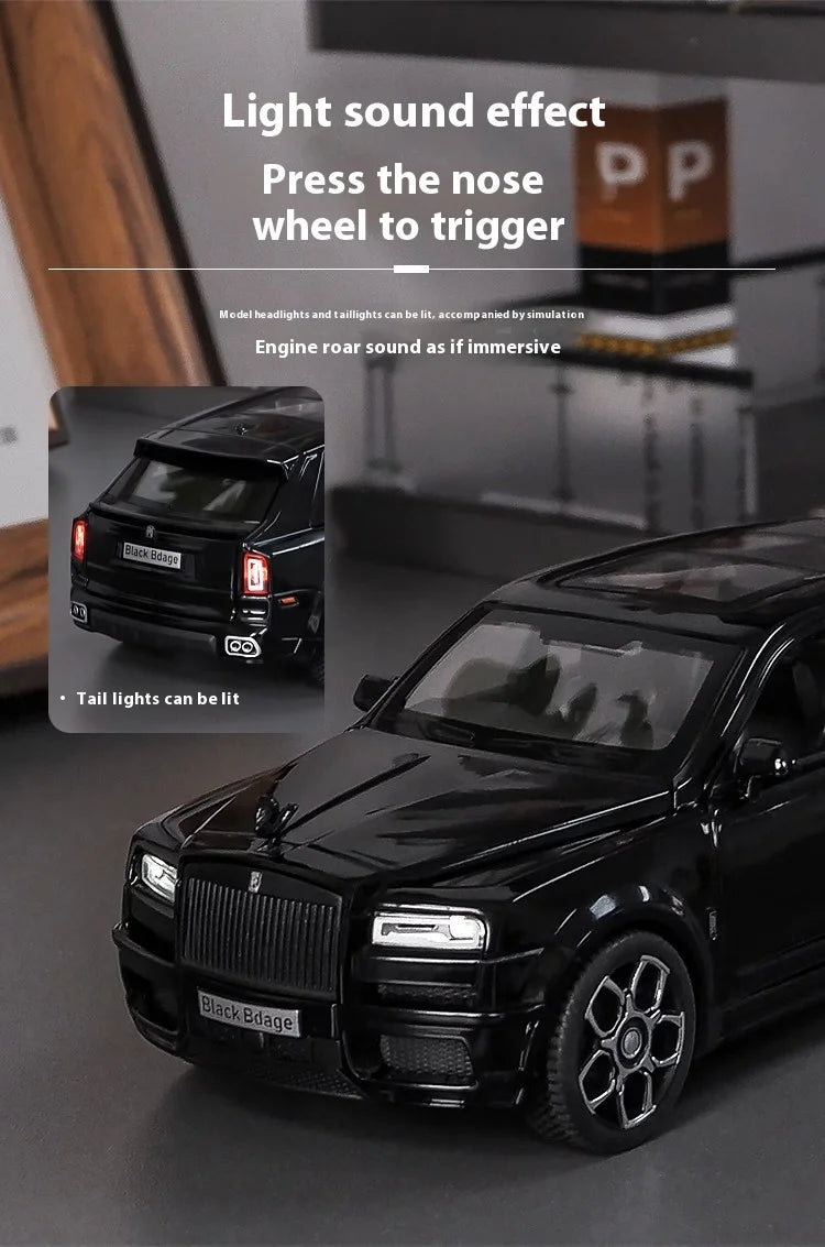 1:32 Luxury Business Car – Alloy Model with Sound & Light | Console Decoration & Gift – OksadeLtd™