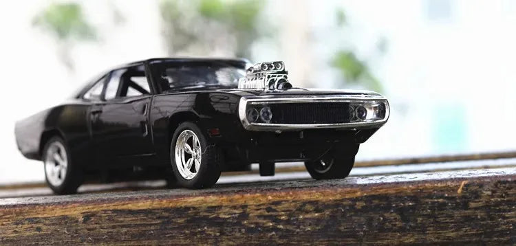 1:32 1970 Dodge Charger – Diecast Sports Car with Sound & Light | Pull-Back Toy Gift – OksadeLtd™