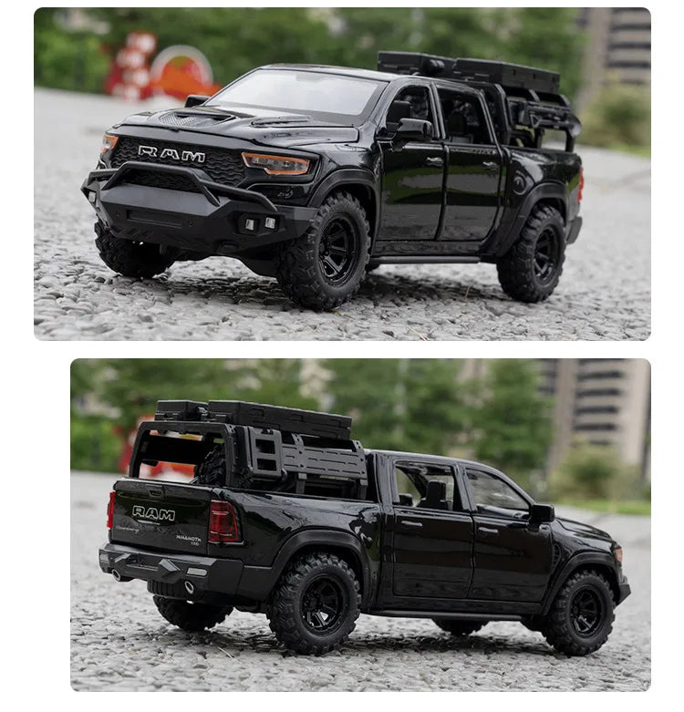 1:32 Dodge Mammoth 1000 TRX – Diecast Alloy Pickup Truck with Sound & Light | Off-Road Toy Gift – OksadeLtd™