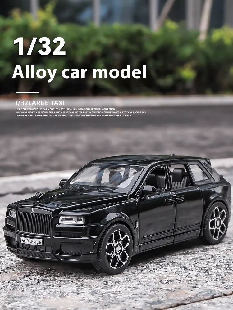 1:32 Luxury Business Car – Alloy Model with Sound & Light | Console Decoration & Gift – OksadeLtd™