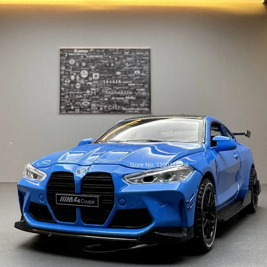 1:32 M4 Sport Car – Alloy Diecast Model with Sound & Light | Kids Toy & Birthday Gift – OksadeLtd™