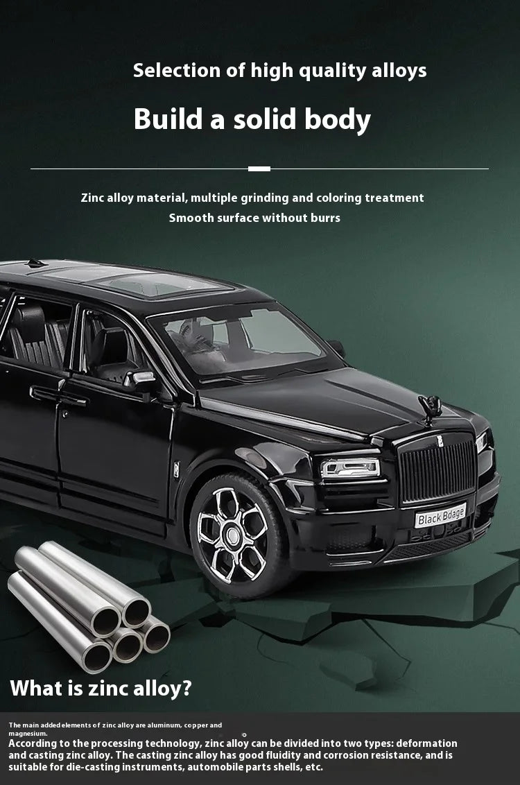 1:32 Luxury Business Car – Alloy Model with Sound & Light | Console Decoration & Gift – OksadeLtd™