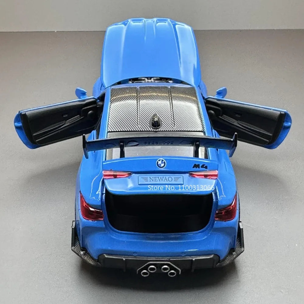 1:32 M4 Sport Car – Alloy Diecast Model with Sound & Light | Kids Toy & Birthday Gift – OksadeLtd™