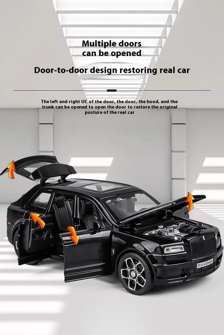 1:32 Luxury Business Car – Alloy Model with Sound & Light | Console Decoration & Gift – OksadeLtd™