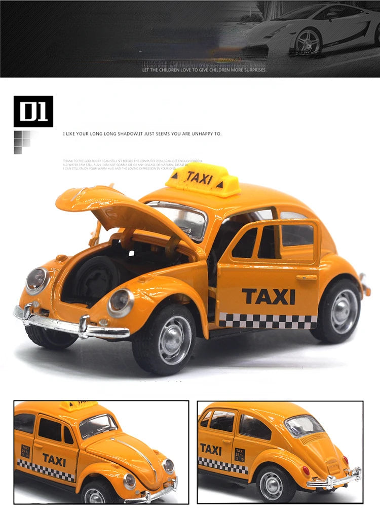 1:32 Classic Beetle – Diecast Metal Toy Car with Pull-Back Function | Kids Gift Model A931 – OksadeLtd™