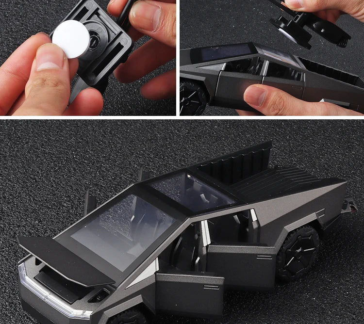 1:32 Cybertruck Diecast Pickup – Sound & Light Metal Toy Truck for Boys (Age 3+) – OksadeLtd™