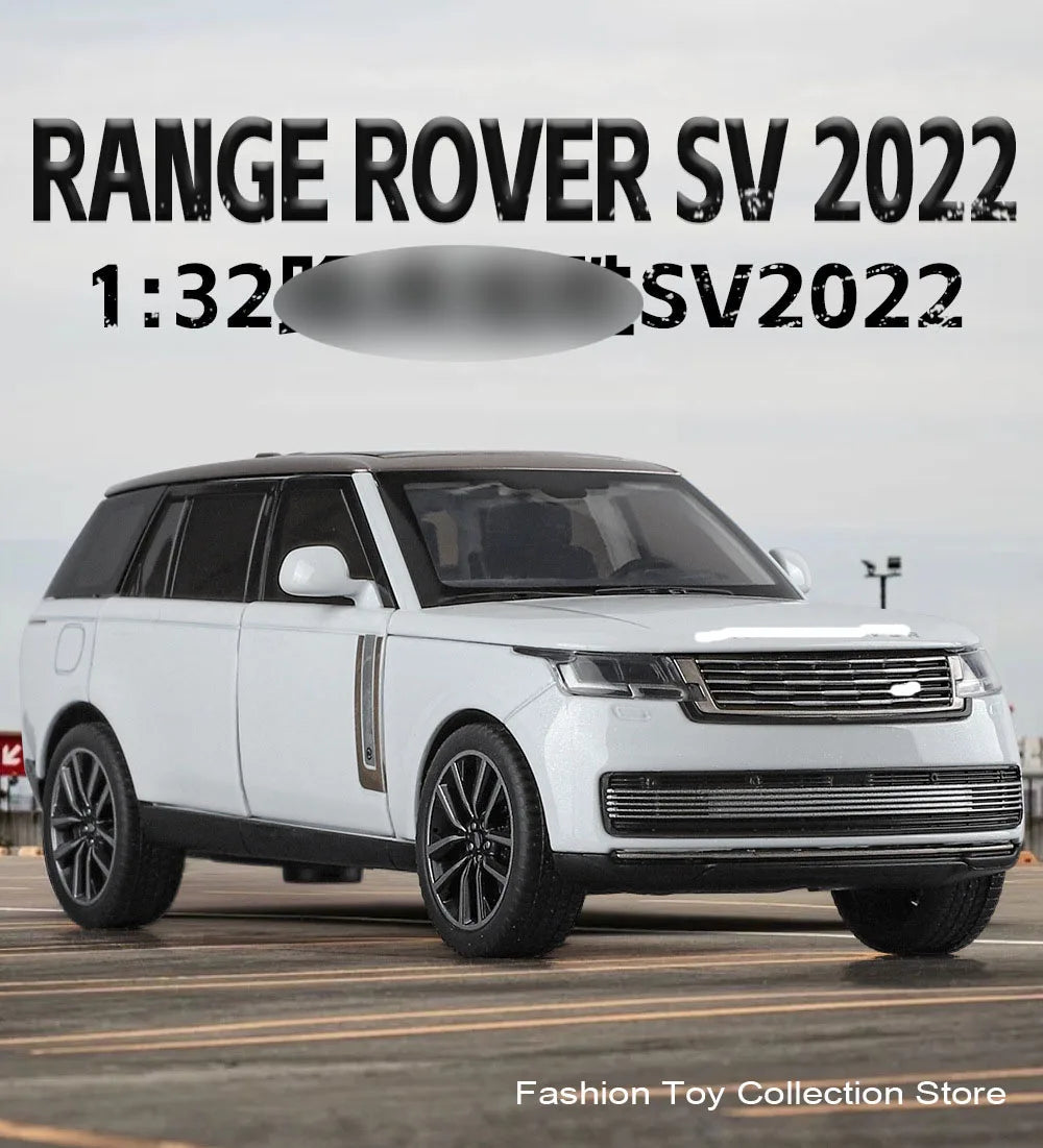 1:32 Range Rover SV 2022 – Alloy Diecast Car with Sound & Light | Pull-Back Toy & Decoration – OksadeLtd™