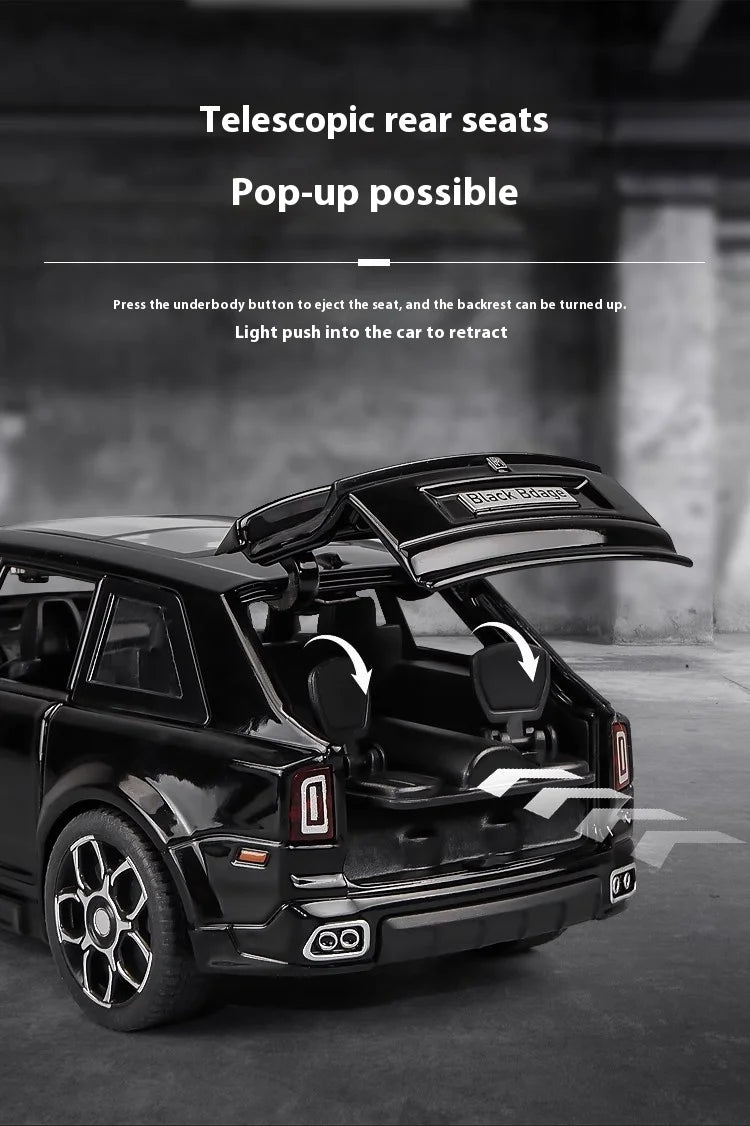 1:32 Luxury Business Car – Alloy Model with Sound & Light | Console Decoration & Gift – OksadeLtd™