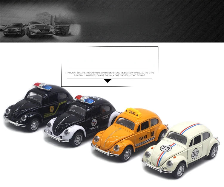 1:32 Classic Beetle – Diecast Metal Toy Car with Pull-Back Function | Kids Gift Model A931 – OksadeLtd™