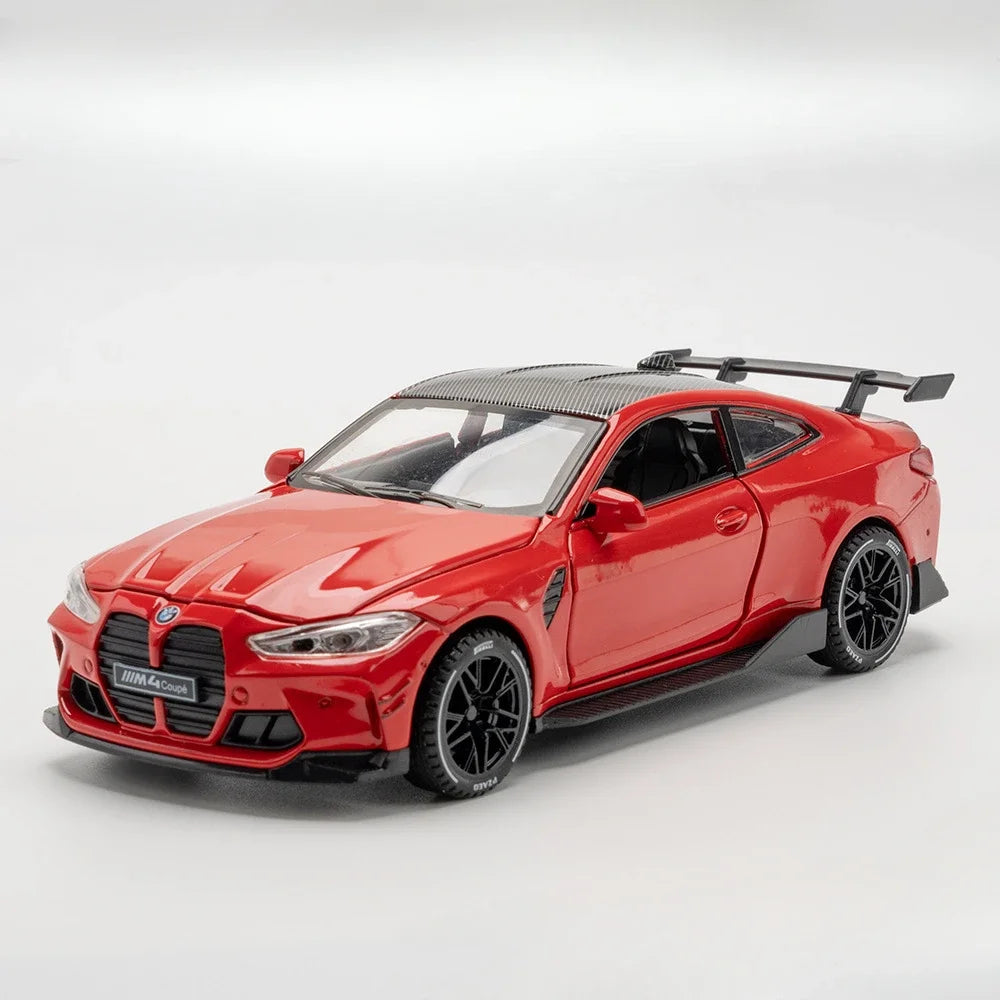 1:32 M4 Sport Car – Alloy Diecast Model with Sound & Light | Kids Toy & Birthday Gift – OksadeLtd™