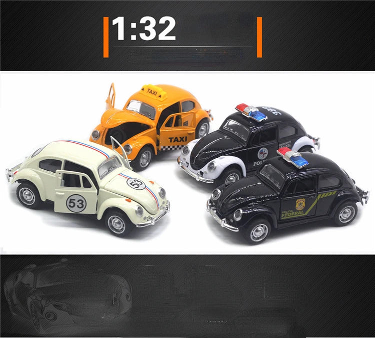 1:32 Classic Beetle – Diecast Metal Toy Car with Pull-Back Function | Kids Gift Model A931 – OksadeLtd™