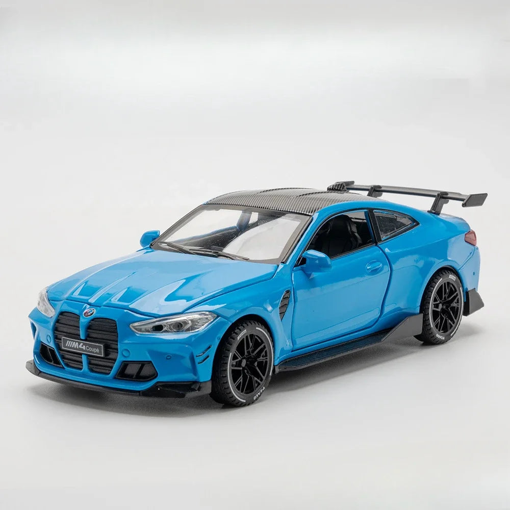 1:32 M4 Sport Car – Alloy Diecast Model with Sound & Light | Kids Toy & Birthday Gift – OksadeLtd™
