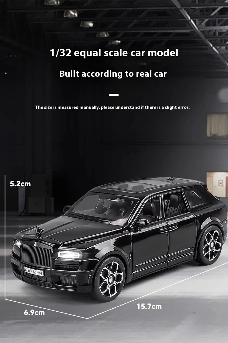 1:32 Luxury Business Car – Alloy Model with Sound & Light | Console Decoration & Gift – OksadeLtd™