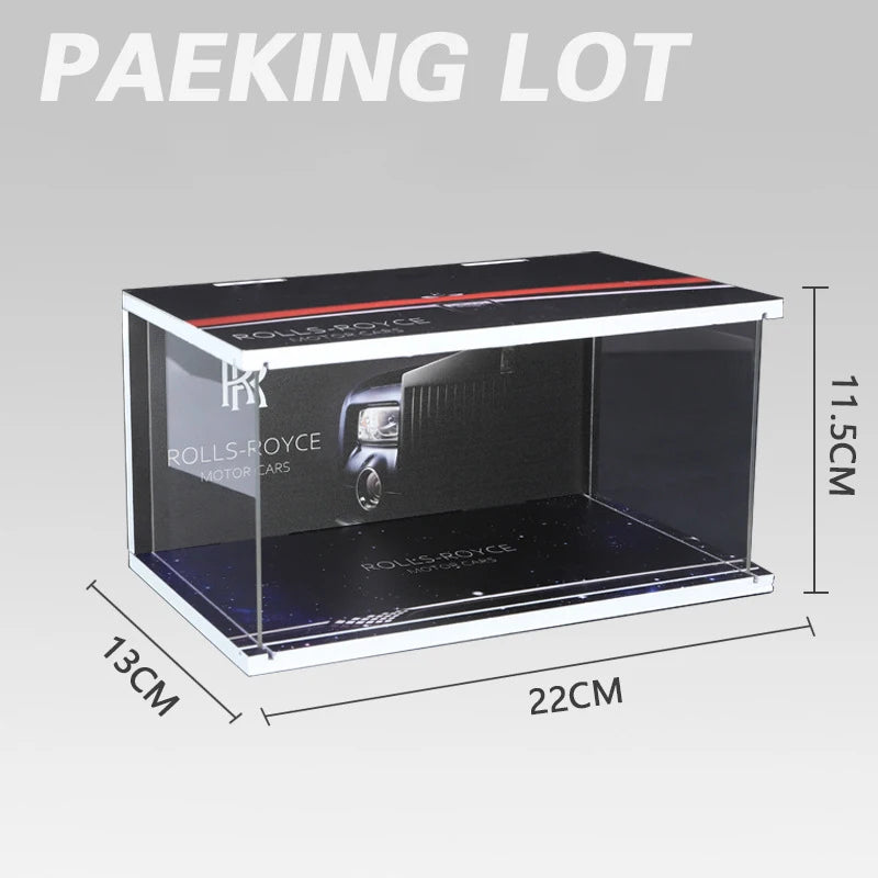 Diorama 1 32 Garage for Diecast Model Car Toy Display Case PVC Parking Lot Model Simulation Miniature Parking Space Scene