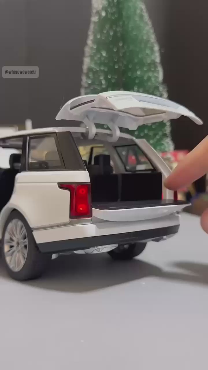 Load video: Alloy Diecast Car with Sound &amp; Light | Pull-Back Toy &amp; Decoration – OksadeLtd™